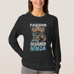 Camiseta Designer de Moda Ninja Design de Moda