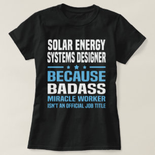 Camiseta Designer de Sistemas de Energia Solar