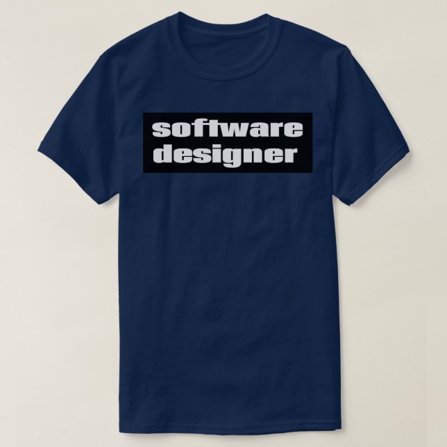 Camiseta Designer de software 1 (Frente do Design)