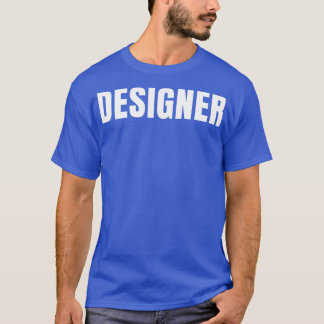 Camiseta Designer Funny Job Title Profissão Aniversário Pre