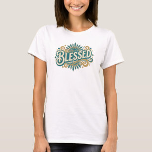 Camiseta Designer Gráfico 2D BÊNÇÃo Única
