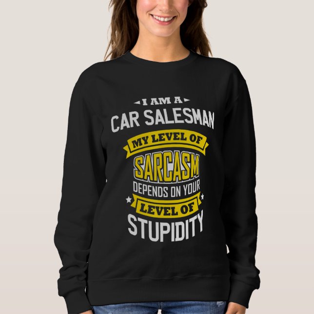 Camiseta Designer Idea Sarcasm Piada Car Vendedores (Frente)