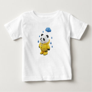 Camiseta Designer Panda Brinquedo de Vinil com Impermeável