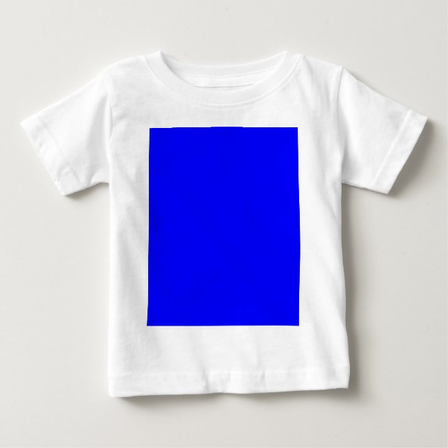 Camiseta Designer Personalizado de Cor Azul (Frente)
