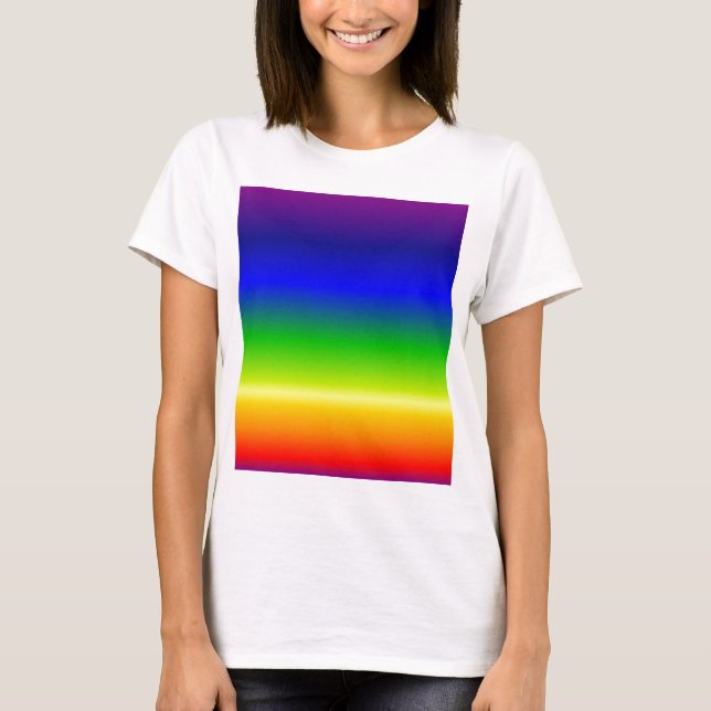 Camiseta Designer Personalizado de Cor Colorida (Frente)
