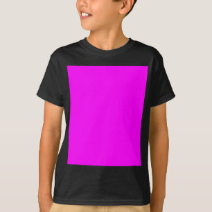 Camiseta Designer Personalizado de Cor Rosa Quente