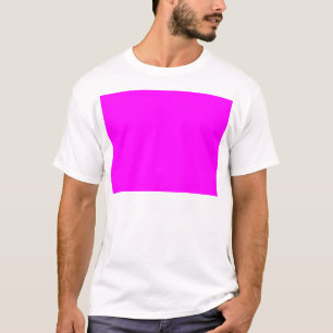 Camiseta Designer Personalizado de Cor Rosa Quente