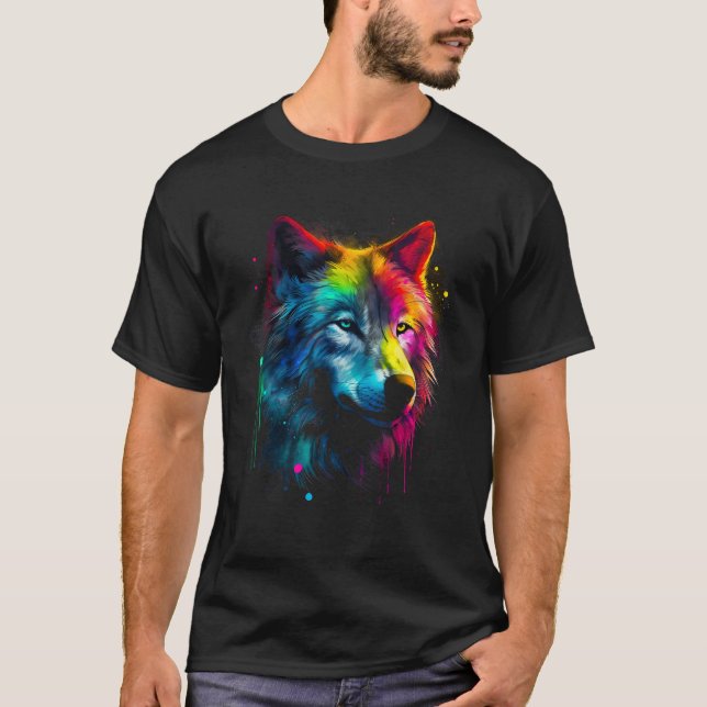Camiseta Designer Professional Artist Wolf (Frente)