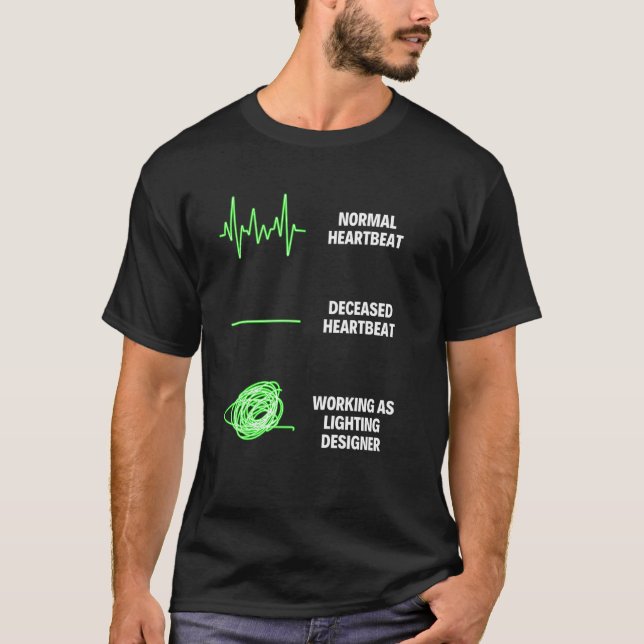 Camiseta Designer Profissional de Iluminação (Frente)