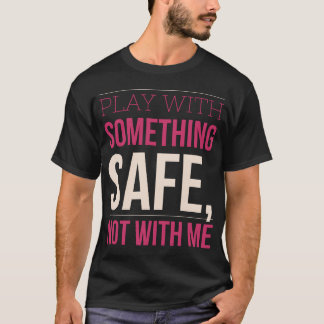 Camiseta DESIGNNão brinque com Rosa Rosa citação 80s amigo