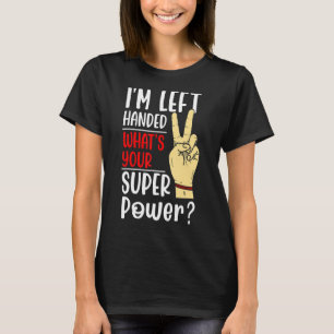 Camiseta designs canhotos por orgulho canhoto esquerda 1