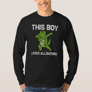 Camiseta Designs De Alligador Para Rapazes Crianças E Gator