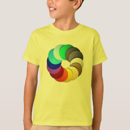Camiseta Designs de beleza de cores