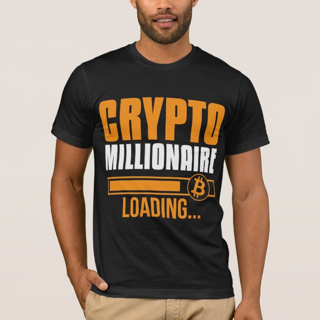 Camiseta Designs de Camiseta-T Bitmoney e Cryptocurrency (Frente)