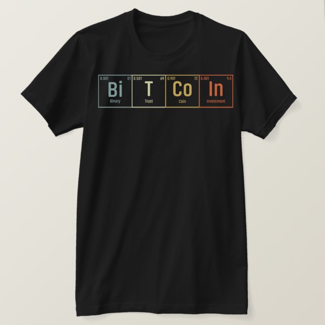 Camiseta Designs de Camiseta-T Bitmoney e Cryptocurrency (Frente do Design)