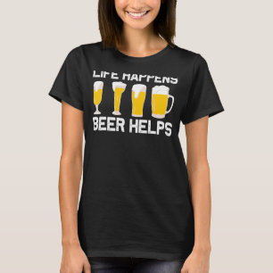 Camiseta Designs De Cerveja Para Homens Cerveza Bebidas Alc