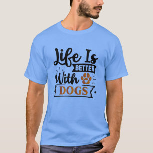 Camiseta Designs de citação de Cachorro Engraçado Personali