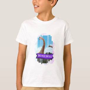 CAMISETA DESIGNS DE COTAS DE ANIMAIS DINOSSAUR