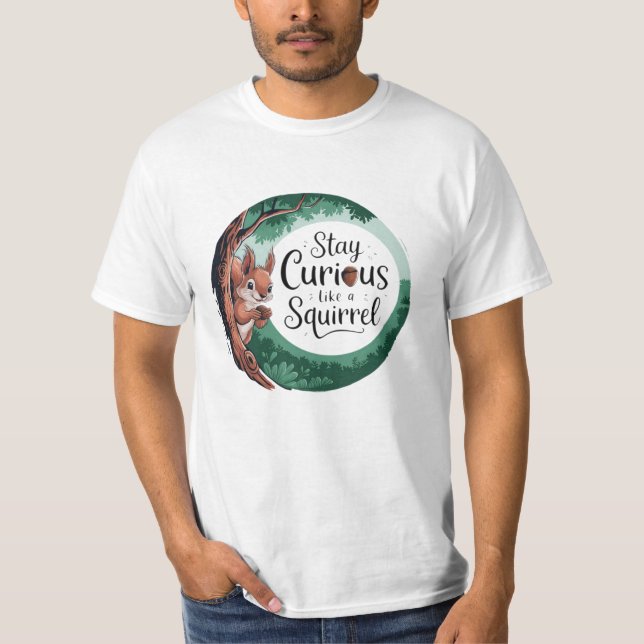 Camiseta Designs de esquilo para Amantes de os animais (Frente)