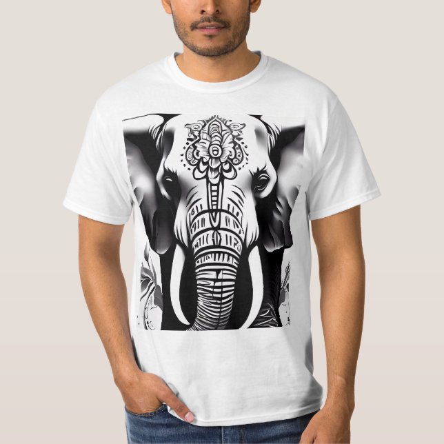 Camiseta Designs de Estilo de Tatuagem de Coleta de Camiset (Frente)