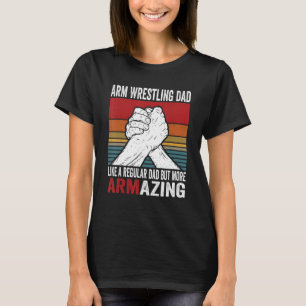 Camiseta Designs De Luta E Pai Da Luta Do Braço