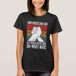 Camiseta Designs De Luta E Pai Da Luta Do Braço
