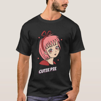 Camiseta Designs De Menina Engraçada E Engraçada, Cutie Pie