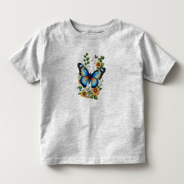 Camiseta Designs de moda com mosca da manteiga.Todas-T-cami (Frente)
