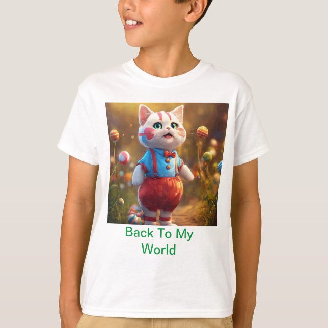 Camiseta Designs de Reprodução de Gatinhos (Frente)