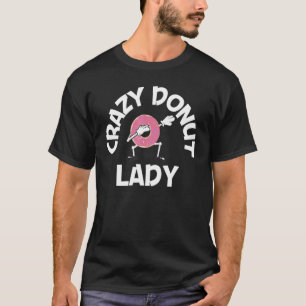Camiseta Designs De rosquinha Para Mulheres Mamãe Foodie Sp