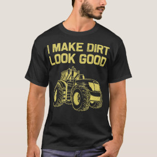 Camiseta Designs De Trator Corta Para Homens, Fazenda De Ca