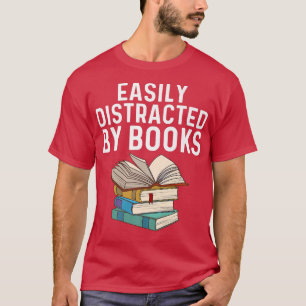 Camiseta Designs Engraçadas De Livro Para Mulheres Homens B