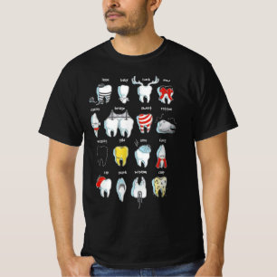 Camiseta Designs engraçadas dos dentes Dentista dos dentes