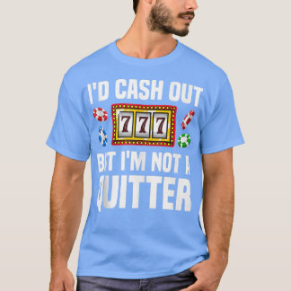 Camiseta Designs Engraçados De Casino Para Mulheres Jogo De