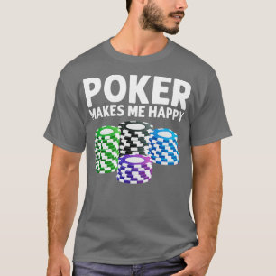 Camiseta Designs Engraçados De Poker Para Mulheres Jogo De