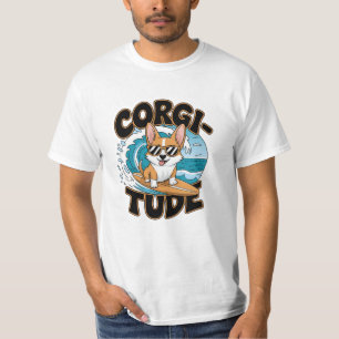 Camiseta Designs Engraçados e Adoráveis de Corgi