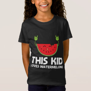 Camiseta Designs Engraçados Melancia Crianças Bebês Fruta d