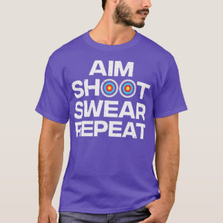 Camiseta Designs Engraçados Para Homens Mulheres Atirando B