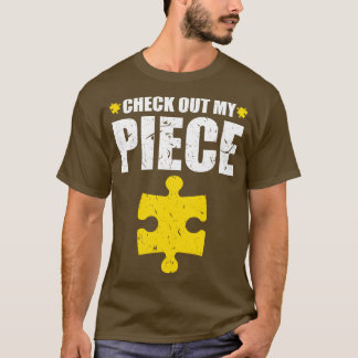 Camiseta Designs Engraçados Vejam Meu Quebra-cabeça De Peça