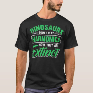 Camiseta Designs Harmonica Player & Mouth Harp Para Harmoni