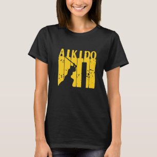 Camiseta Designs incríveis Vintage Aikido presentes