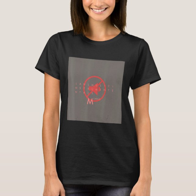 Camiseta Designs instrumentais LanL Music (Frente)