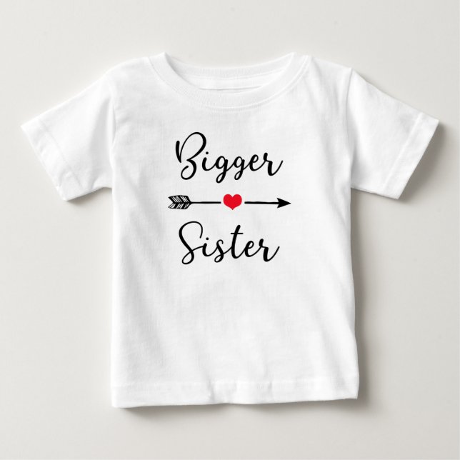 Camiseta Designs Irmã ~ Irmã Maior (Frente)