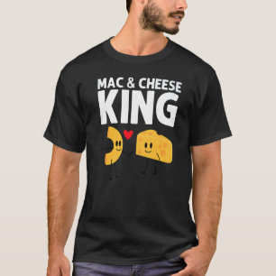 Camiseta Designs Mac E Queijo Para Comidas De Massas Pais