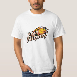 Camiseta Designs Negros para Entusiastas de Softball
