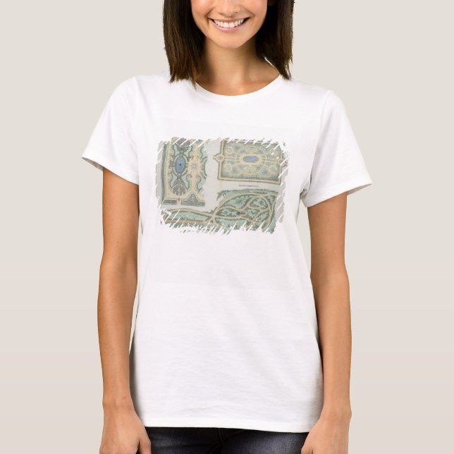 Camiseta Designs para francês, inglês antigo e inglês moder (Frente)
