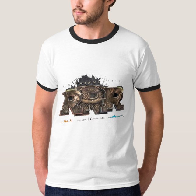 Camiseta DESIGNS RRR & S.S. Rajamouli (Frente)
