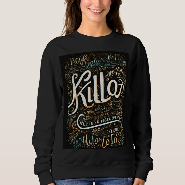 Camiseta designs tipográficos em killo word (Frente)