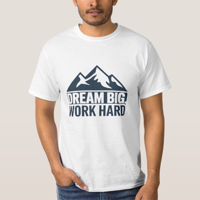Camiseta Designs Whimsical com aspas Motivacionais (Frente)