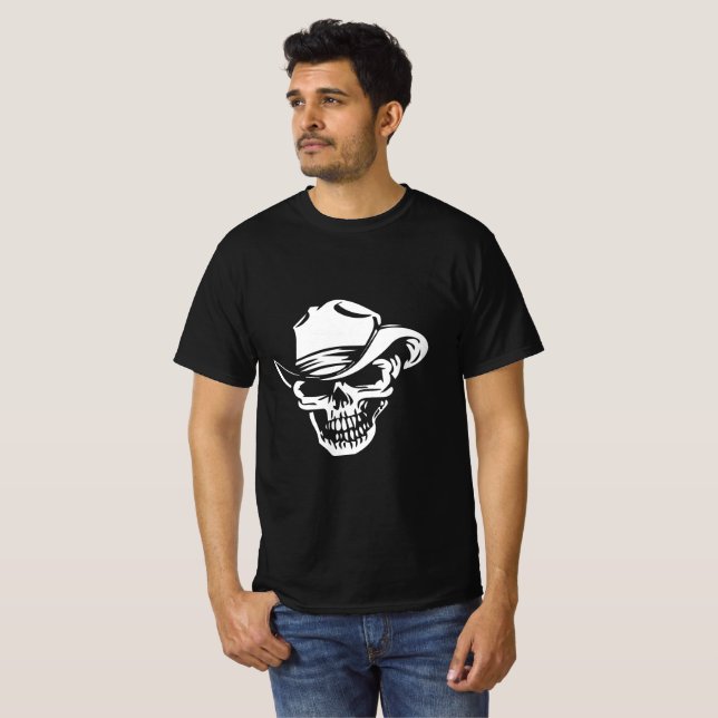 Camiseta Designura de Esqueleto (Frente Completa)